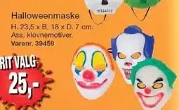 Harald Nyborg Halloweenmaske tilbud