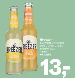 Let-Køb Breezer Strawberry Pineapple eller Orange tilbud