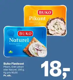Let-Køb Buko Flødeost tilbud