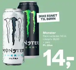 Let-Køb Monster tilbud
