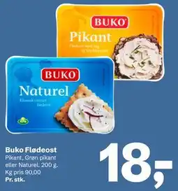 Let-Køb Buko Flødeost tilbud