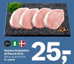 Let-Køb Gestus Koteletter af Dansk Gris tilbud