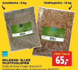 jem & fix Solsikke- eller vildtfuglefrø tilbud