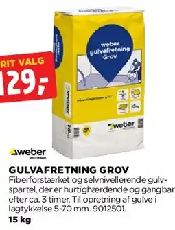 jem & fix Gulvafretning Grov tilbud
