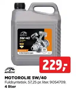 jem & fix Motorolie 5W/40 tilbud