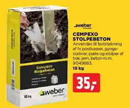 jem & fix Cempexo Stolpebeton tilbud