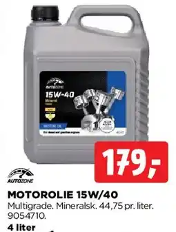jem & fix Motorolie 15W/40 tilbud