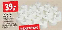jem & fix LED fyrfadslys tilbud