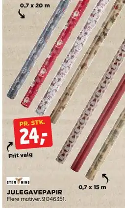 jem & fix Julegavepapir tilbud