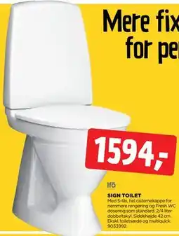 jem & fix SIGN TOILET tilbud