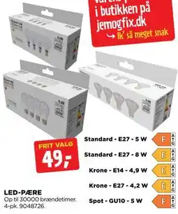 jem & fix LED-PÆRE tilbud