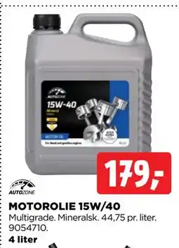 jem & fix MOTOROLIE 15W/40 tilbud