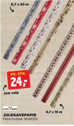 jem & fix JULEGAVEPAPIR tilbud