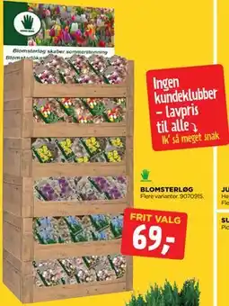 jem & fix BLOMSTERLØG tilbud