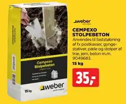 jem & fix CEMPEXO STOLPEBETON tilbud