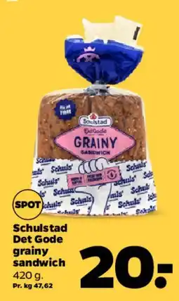 Netto Det Gode grainy sandwich tilbud