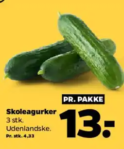 Netto Skoleagurker tilbud