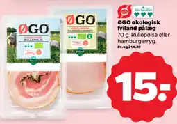 Netto ØGO økologisk frilands-pålæg tilbud