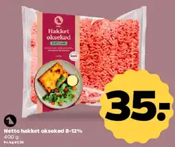 Netto Hakket oksekød tilbud