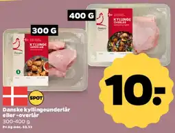 Netto Danske kyllingeunderlår eller overlår tilbud