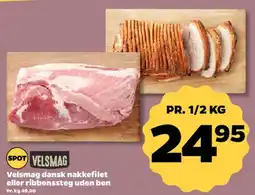 Netto Velsmag dansk nakkefilet eller ribbensteg uden ben tilbud