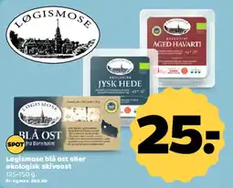 Netto Løgismose blå ost / økologisk skiveost tilbud