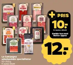 Netto La Campagna udenlandske specialiteter tilbud