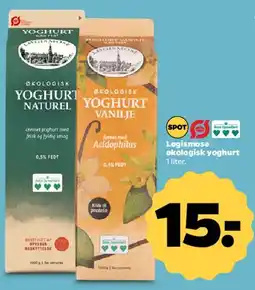 Netto Økologisk yoghurt (Naturel / Vanilje) tilbud