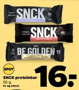 Netto SNCK proteinbar (varianter) tilbud