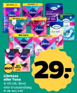 Netto Libresse eller Tena tilbud