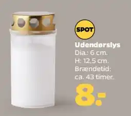 Netto Udendørslys (glas m/ låg) tilbud