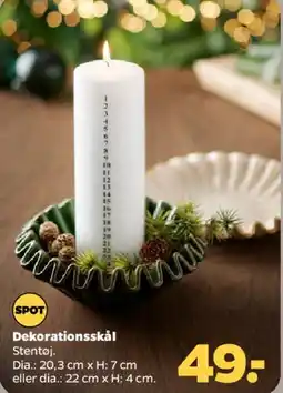 Netto Dekorationsskål tilbud
