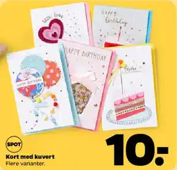 Netto Kort med kuvert tilbud