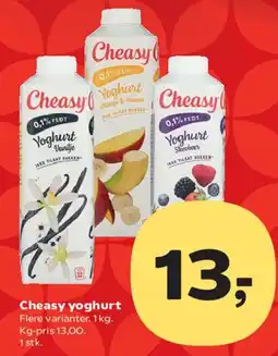 SuperBrugsen Cheasy yoghurt tilbud