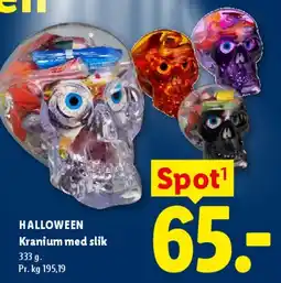 Lidl Kranium med slik tilbud