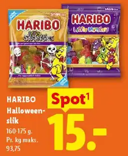 Lidl Halloween-slik tilbud