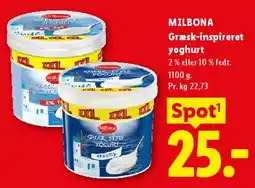 Lidl Græsk-inspireret yoghurt tilbud