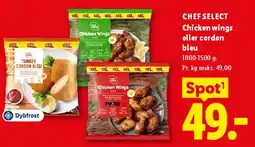 Lidl CHEF SELECT Chickenwings eller cordon bleu tilbud