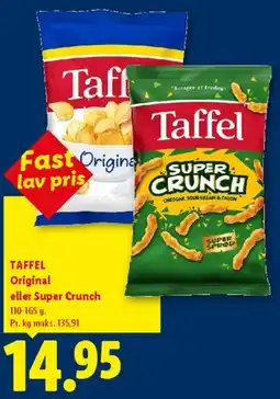 Lidl Taffel Original / Super Crunch tilbud