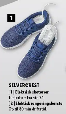 Lidl SILVERCREST Elektrisk skotørrer tilbud