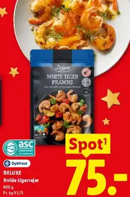 Lidl Hvide tigerrejer (White Tiger Prawns) tilbud