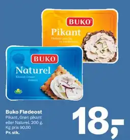 Let-Køb Buko Flødeost tilbud