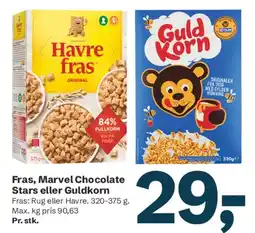 Let-Køb Fras, Marvel Chocolate Stars eller GuldKorn tilbud