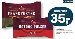 Let-Køb Gøl Pølser (Hotdog / Frankfurter / Grill) tilbud