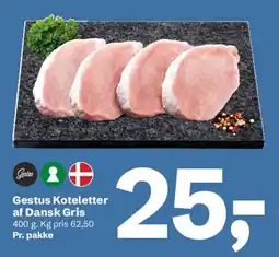 Let-Køb Gestus koteletter af Dansk Gris tilbud