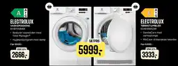 Skousen Electrolux vaskemaskine + tørretumbler (sæt) tilbud