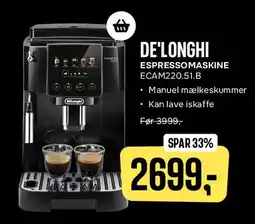Skousen DE'LONGHI ESPRESSOMASKINE tilbud