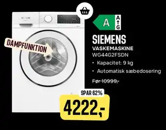 Siemens vaskemaskine