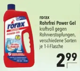 Rorax rohrfrei power gel