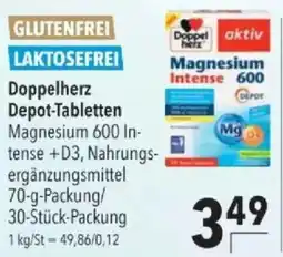 Citti Doppelherz Depot-Tabletten Magnesium 600 Intense +D3 tilbud